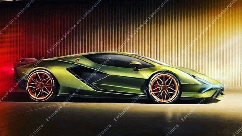Διέρρευσε η πρώτη εικόνα της υβριδικής Lamborghini